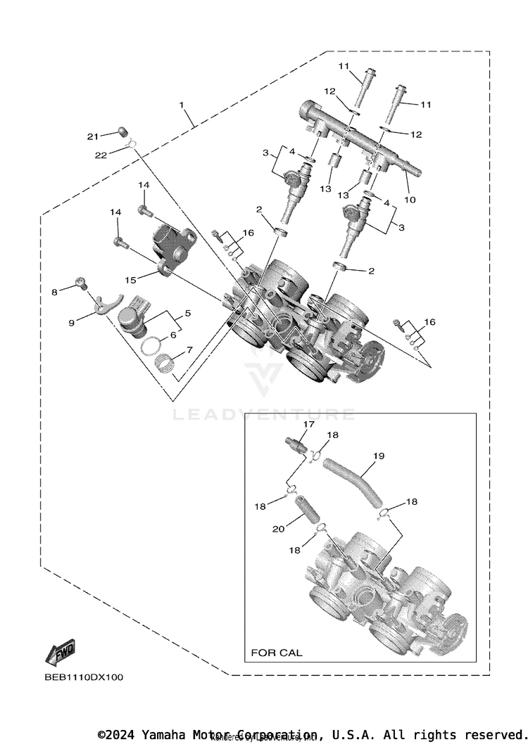 Intake 2 YZFR7 - YZFR7SCB - 2025 Schematic