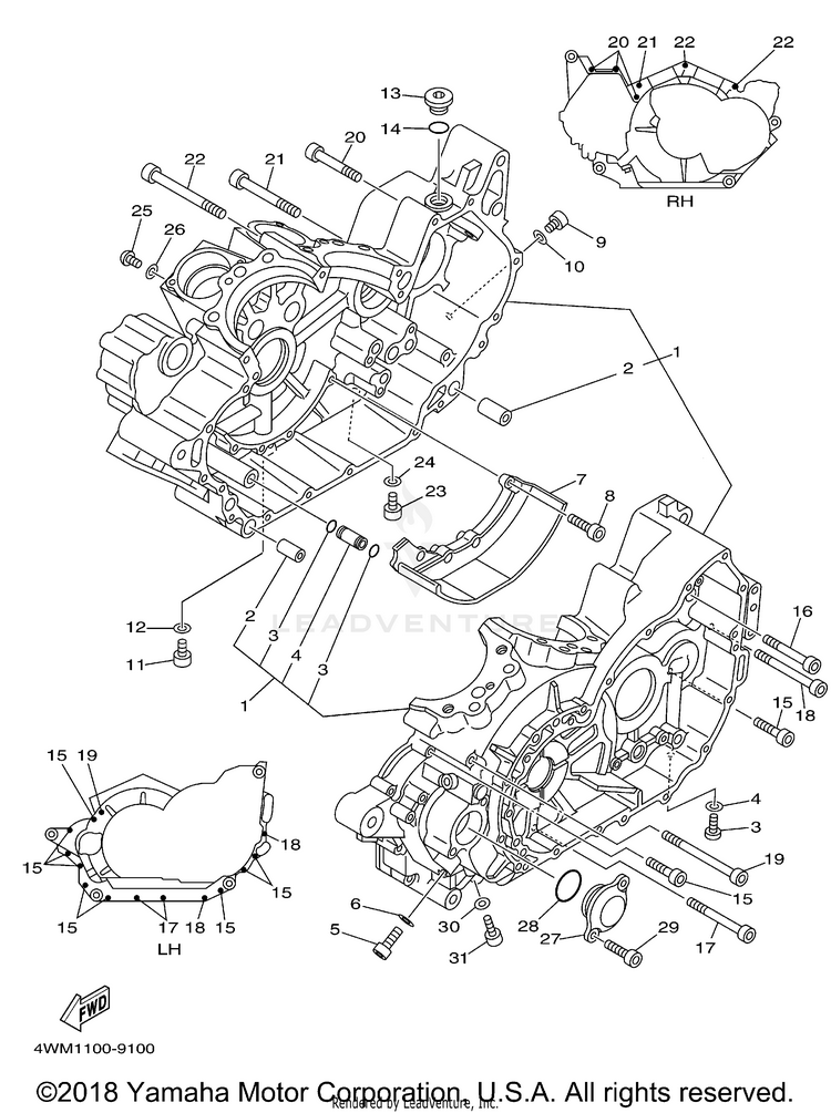 Crankcase Schematic