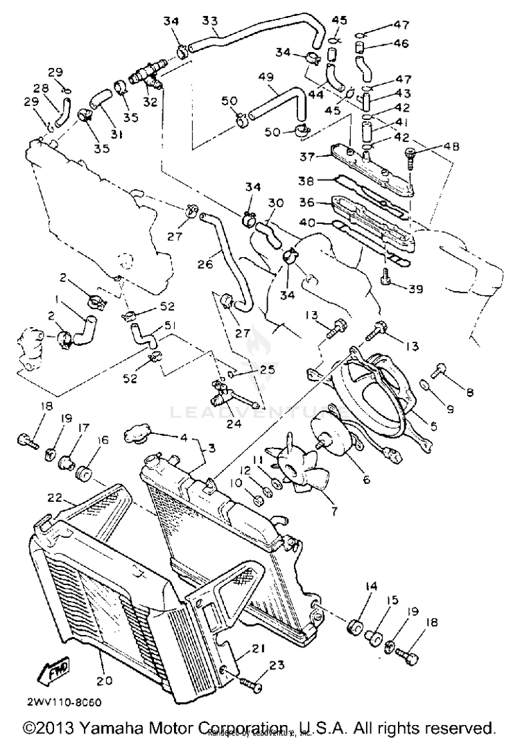 Radiator Hose Schematic