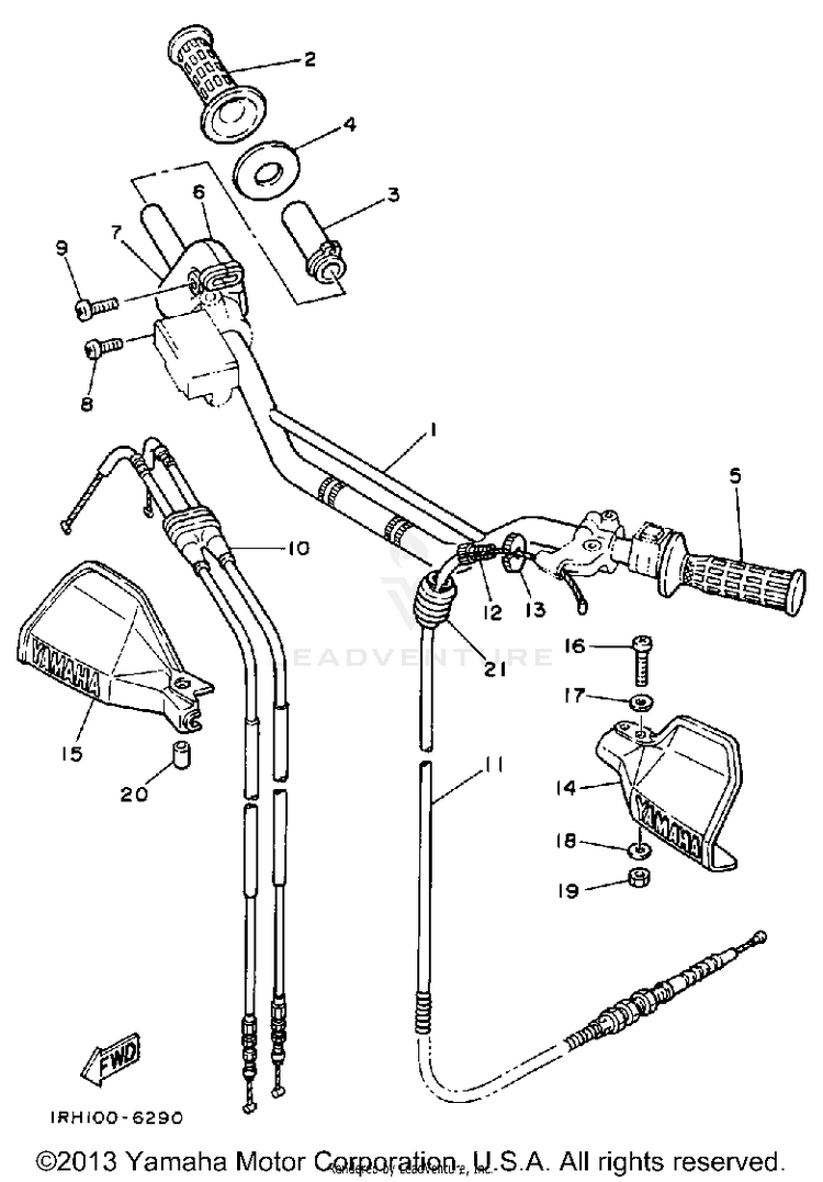 Handlebar-Cable Schematic