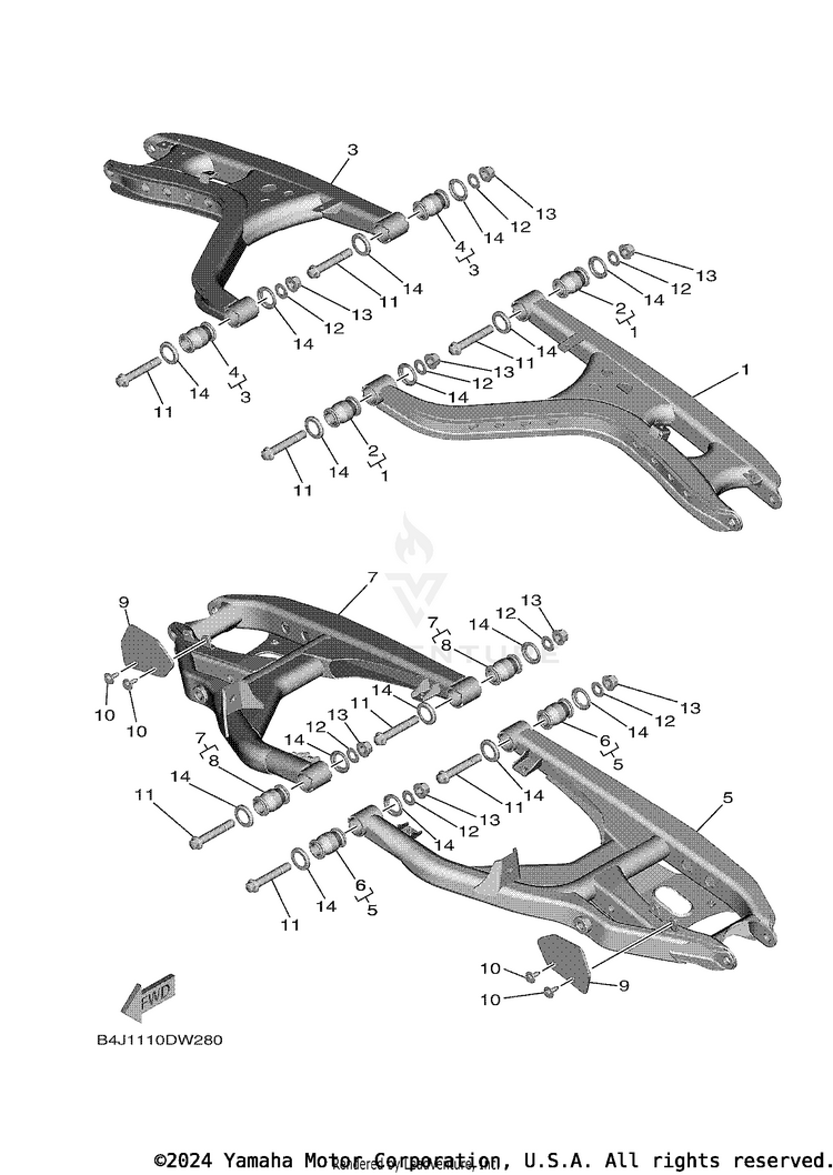 Rear Arm Schematic