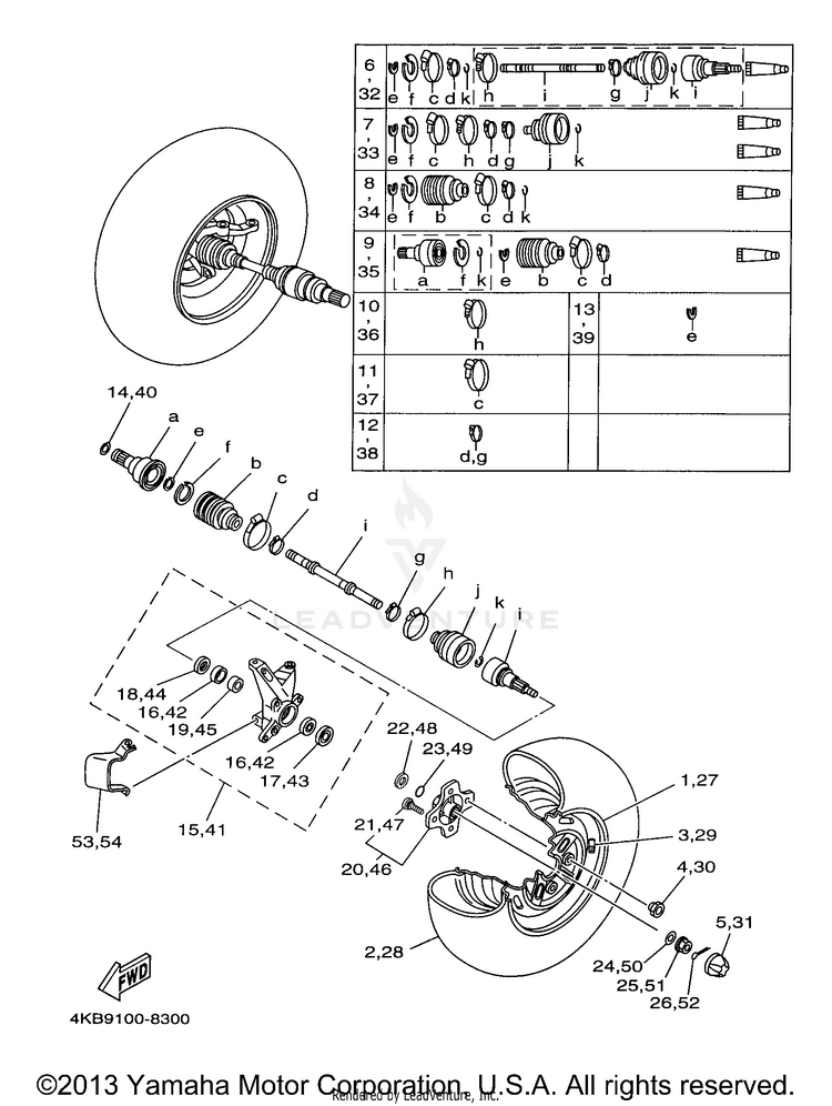 Front Wheel Schematic
