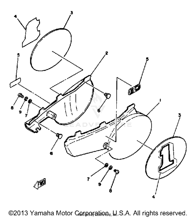 Side Cover - Yz60h Schematic