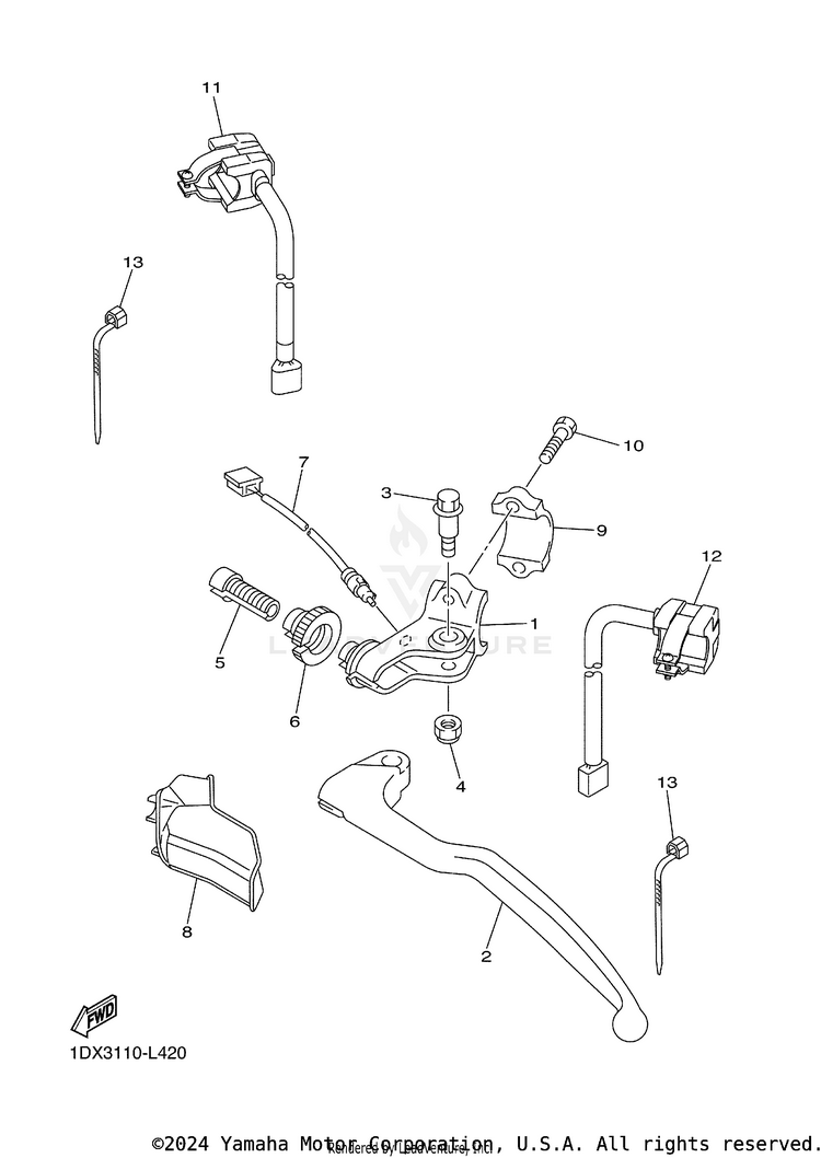 Handle Switch Lever Schematic