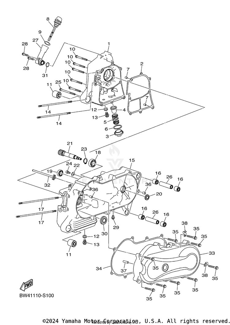 Crankcase Schematic