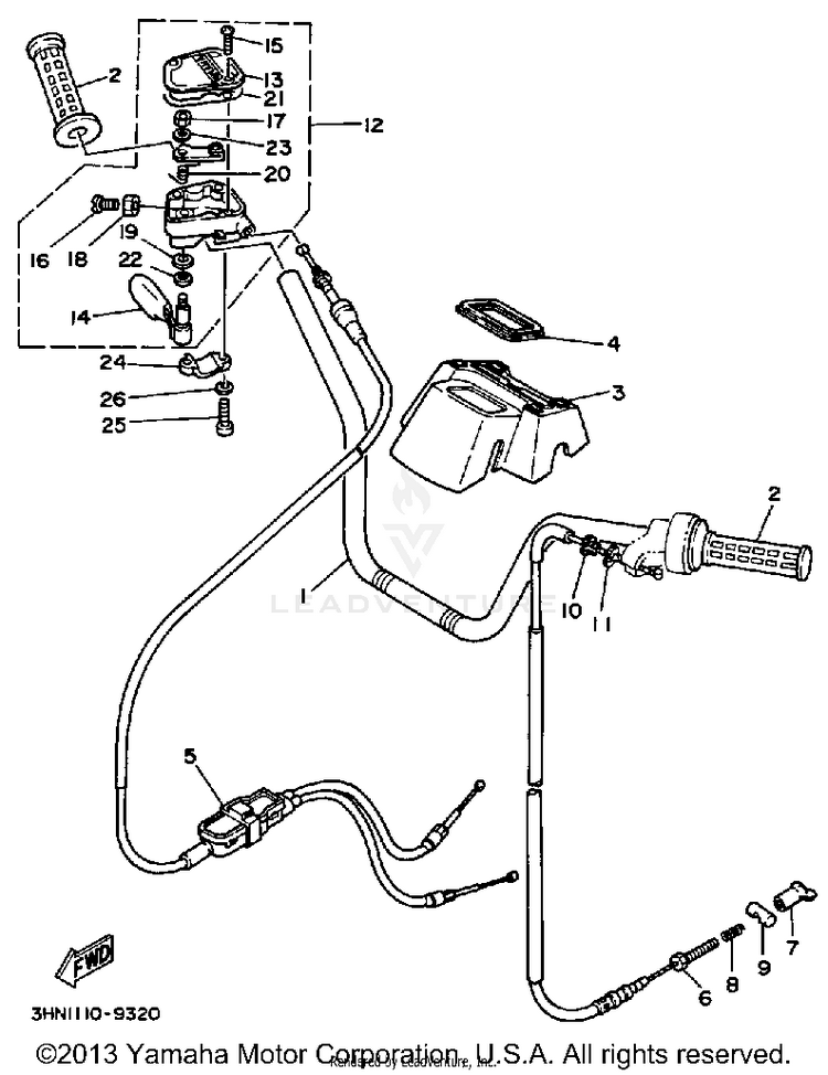 Handlebar-Cable Schematic