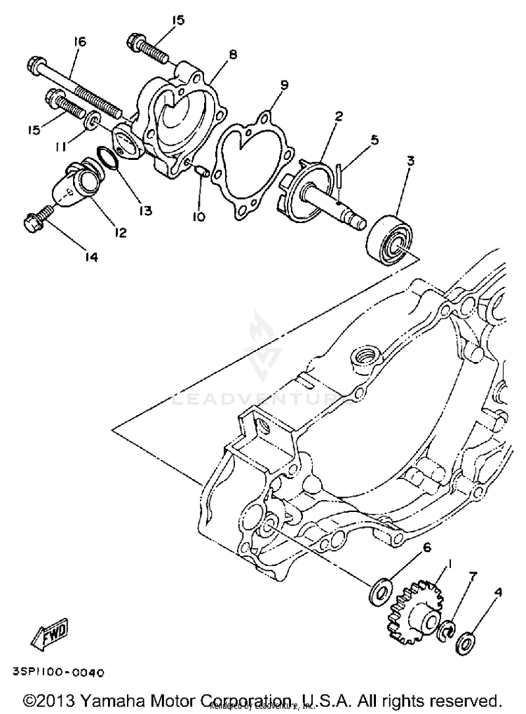 Water Pump Schematic