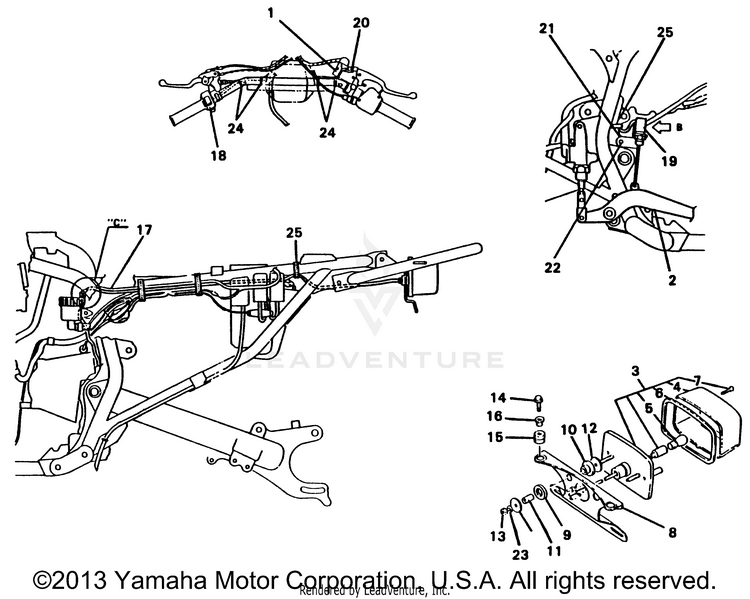 Taillight Kit Maine New & Hampshire Schematic
