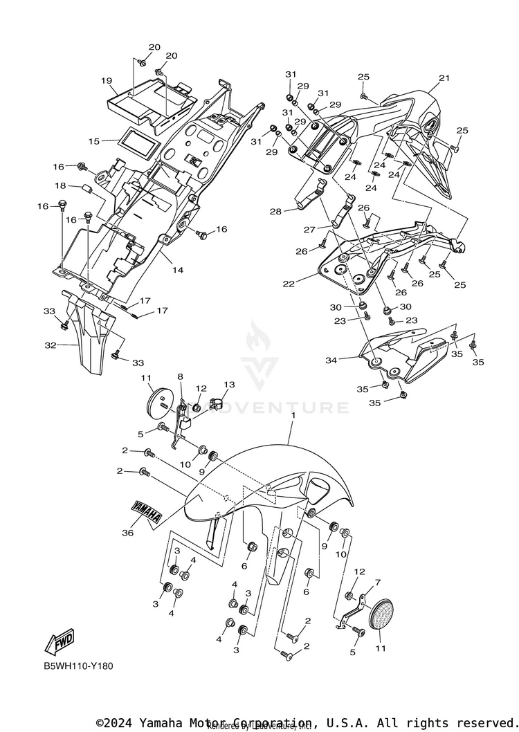 Fender MT-03 - MT03PB - 2023 Schematic