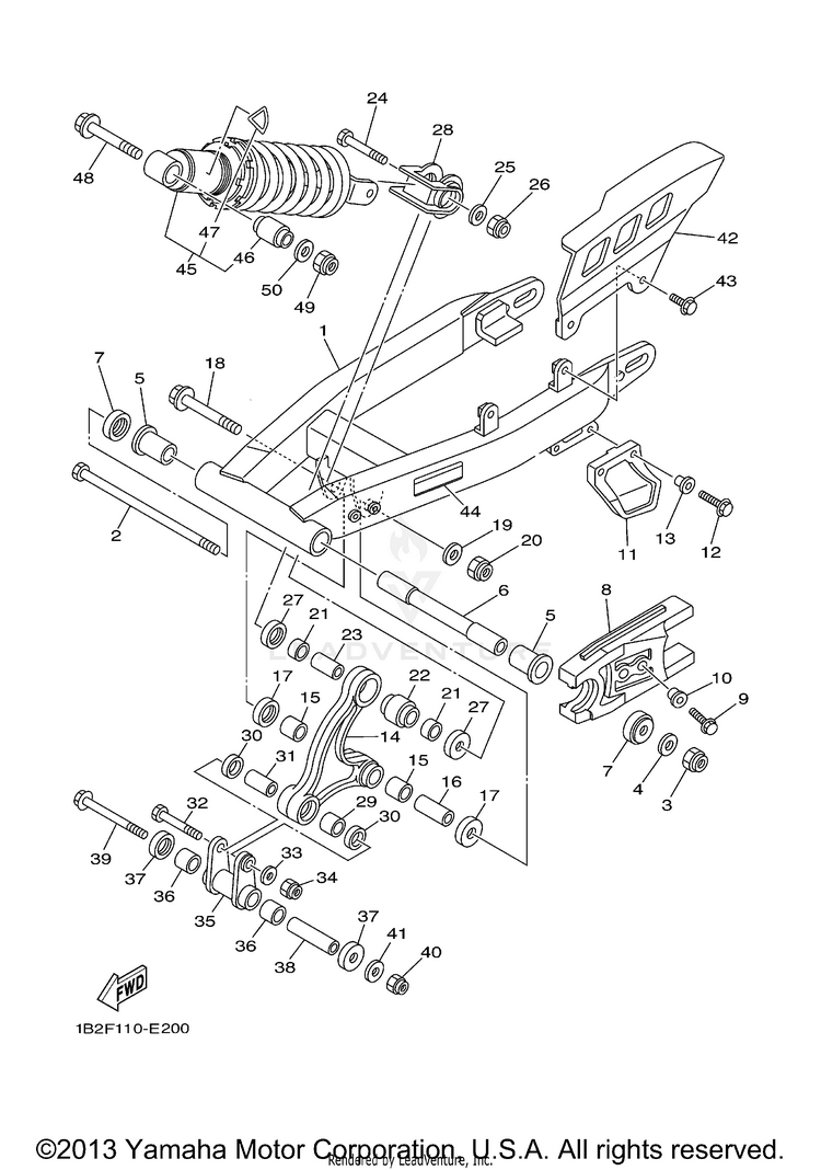 Rear Arm Suspension Schematic