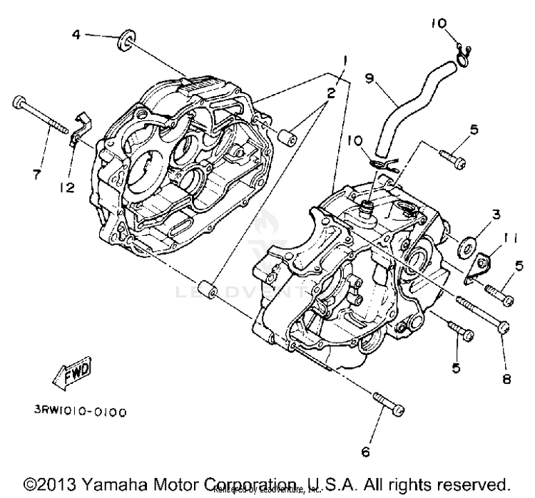 Crankcase Schematic