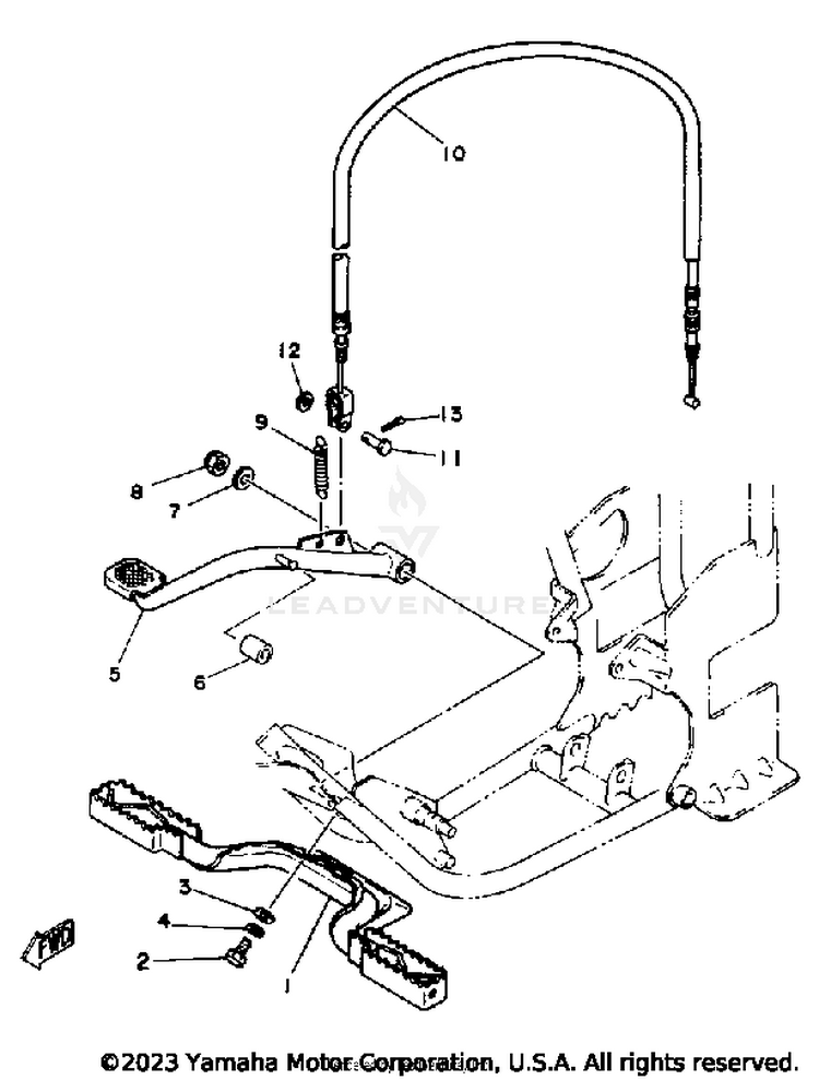 Footrest Schematic