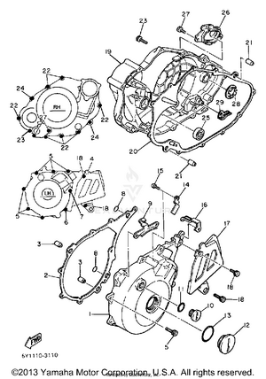 Crankcase Cover Schematic