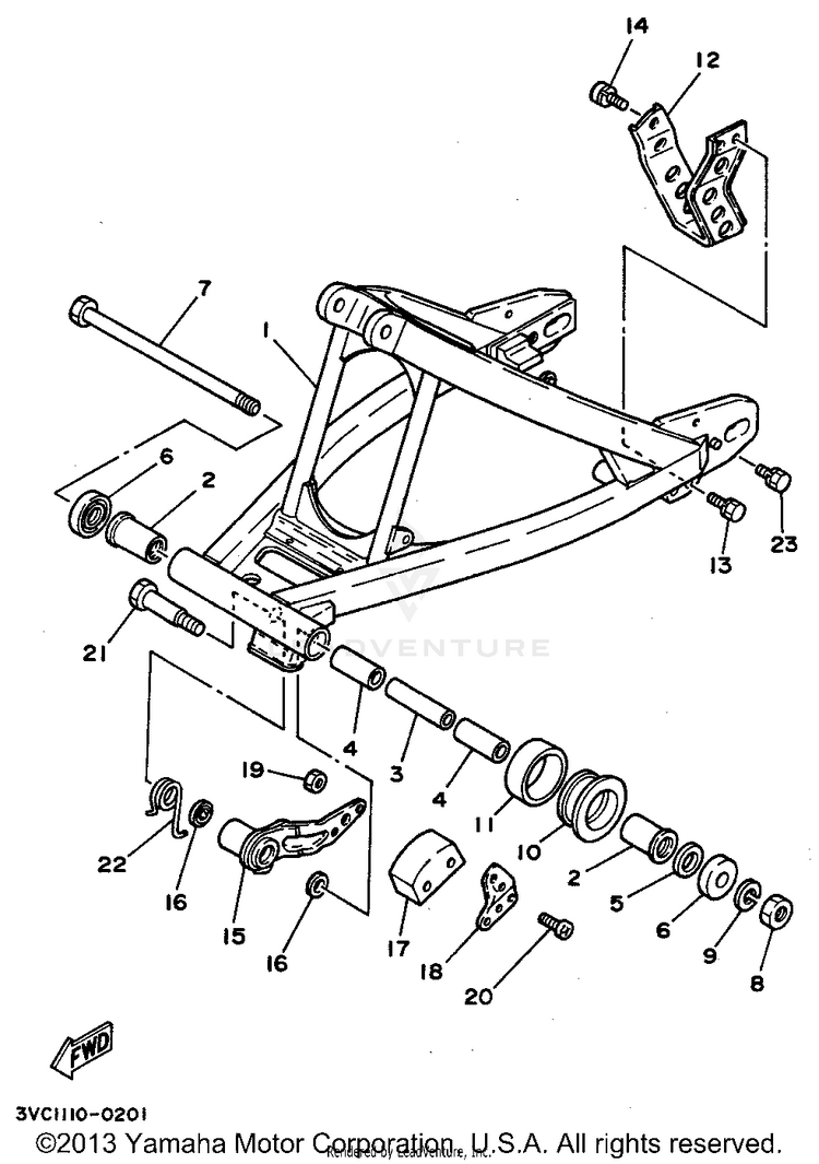 Swing Arm Schematic