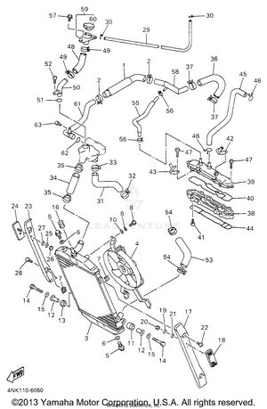 Radiator Hose Schematic