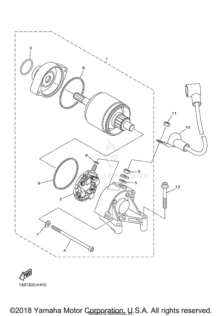 Starting Motor Schematic