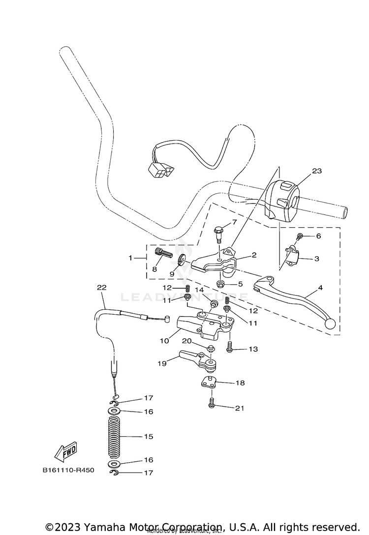 Handle Switch & Lever Schematic