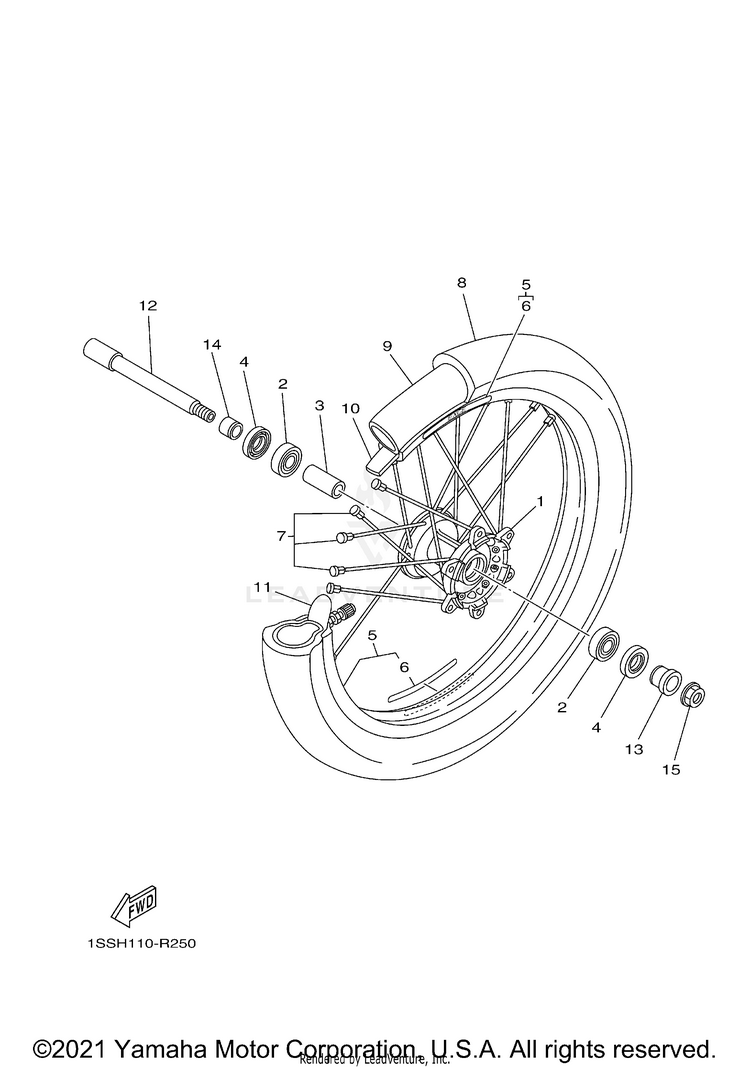 Front Wheel Schematic
