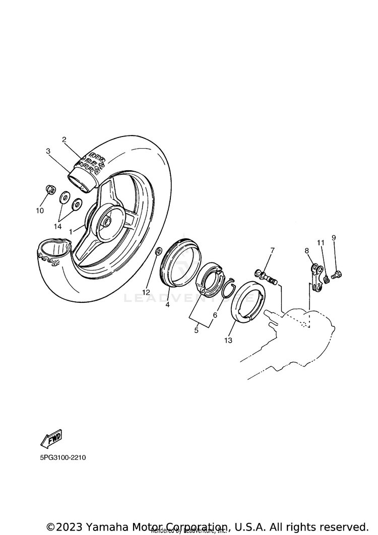 Rear Wheel Schematic
