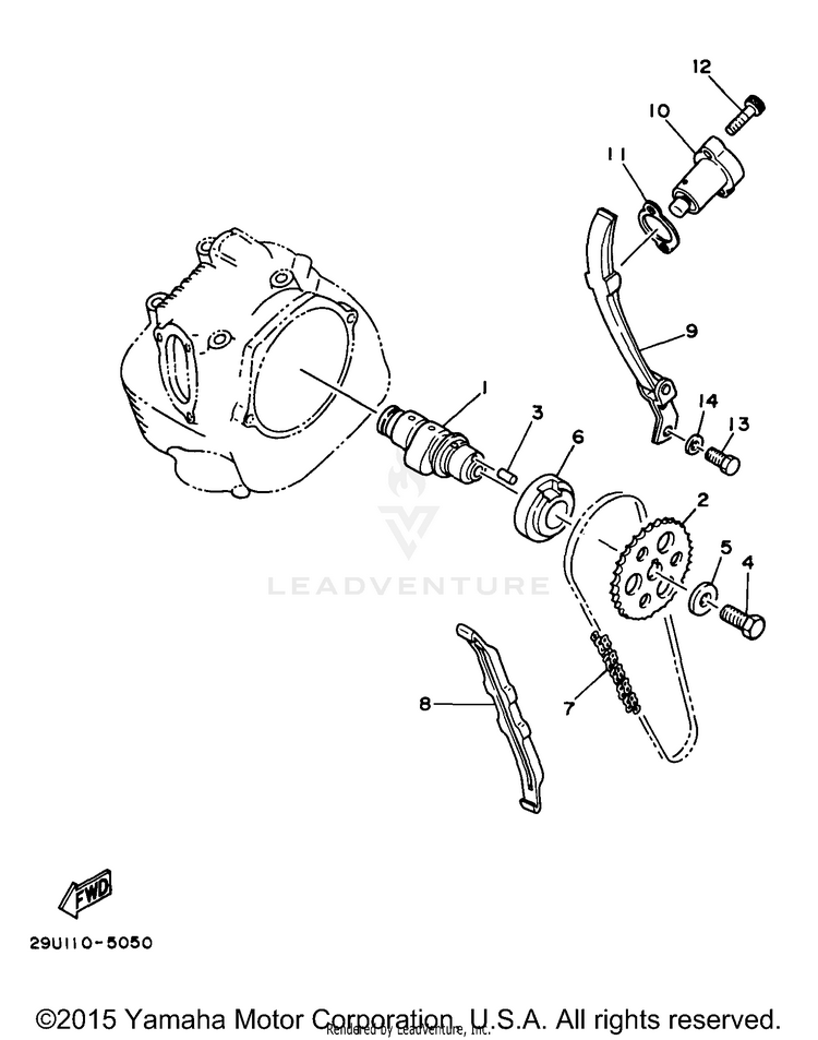 Camshaft Chain Schematic