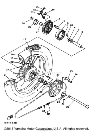 Rear Wheel Schematic