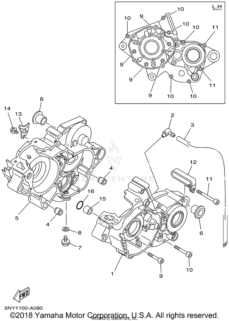 Crankcase Schematic
