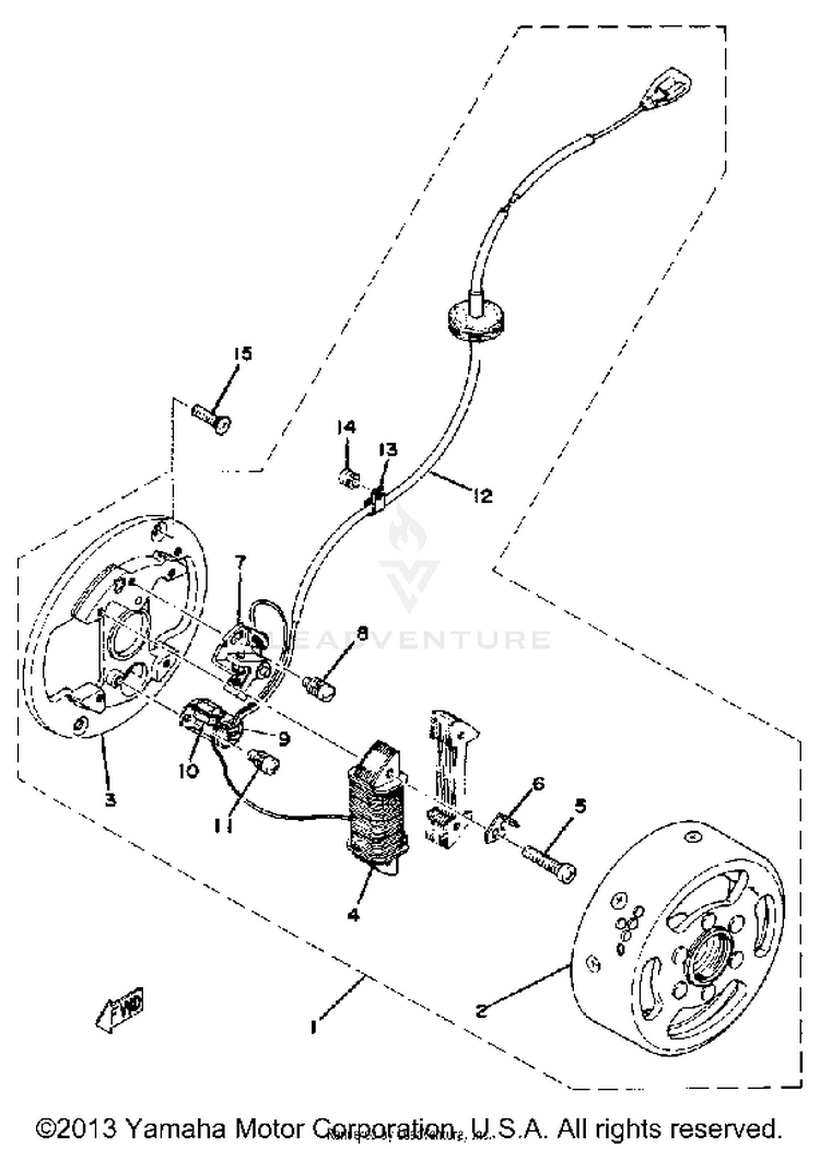 Flywheel Magneto Yz80c Schematic