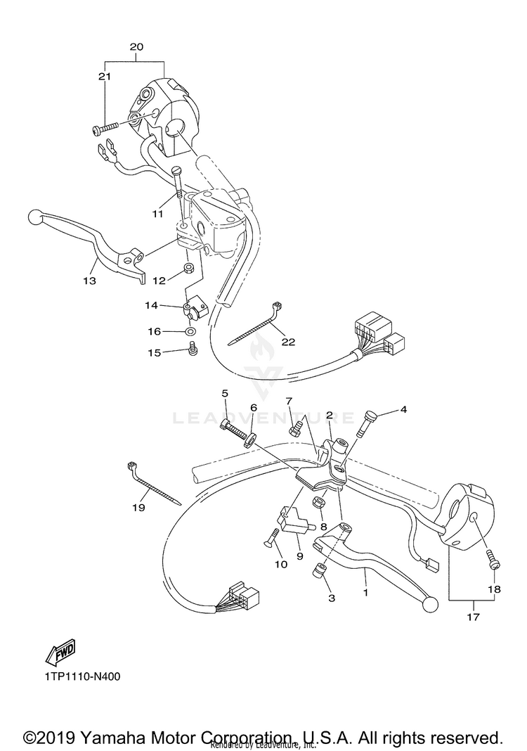 Handle Switch Lever Schematic