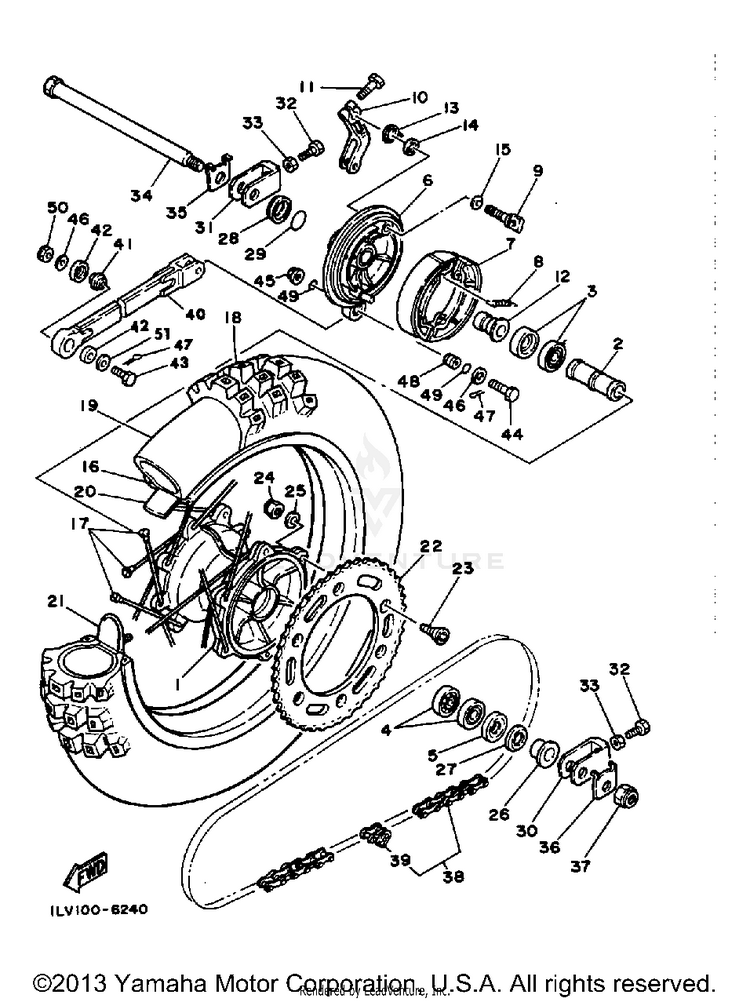 Rear Wheel Schematic