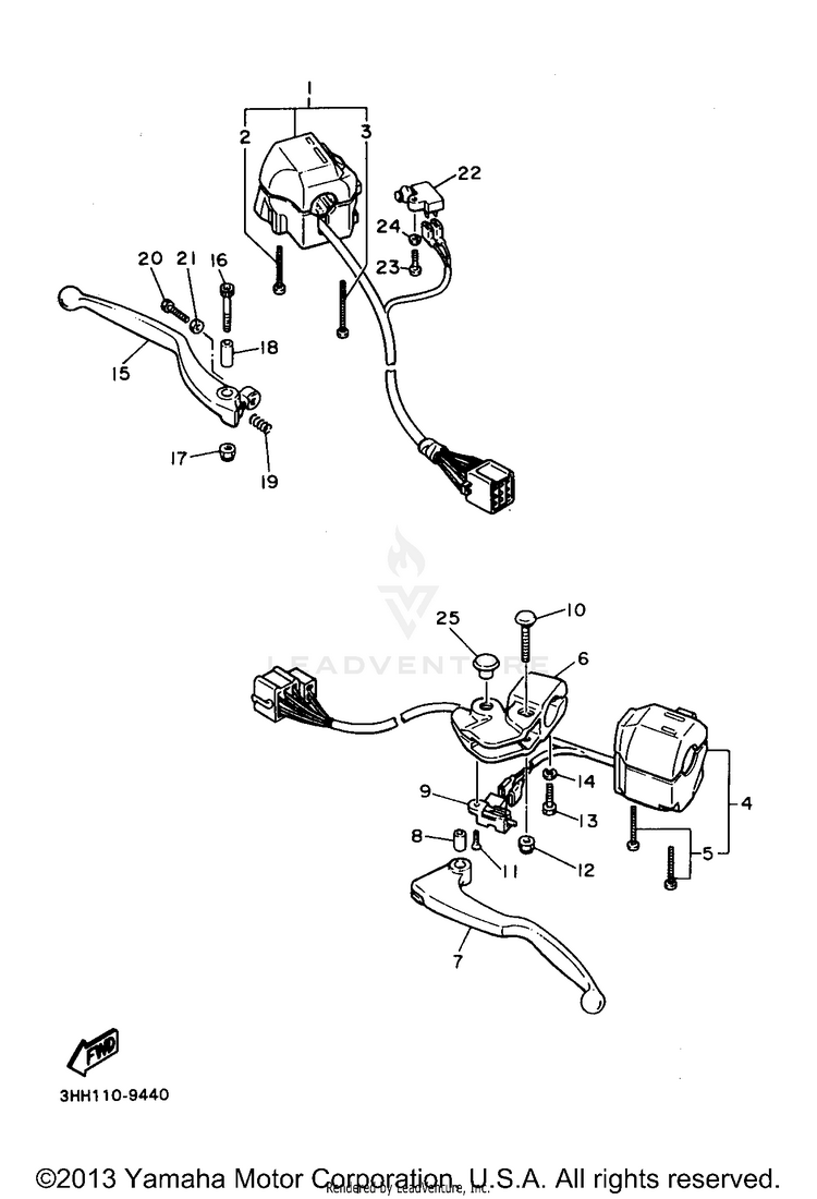 Handle Switch Lever Schematic