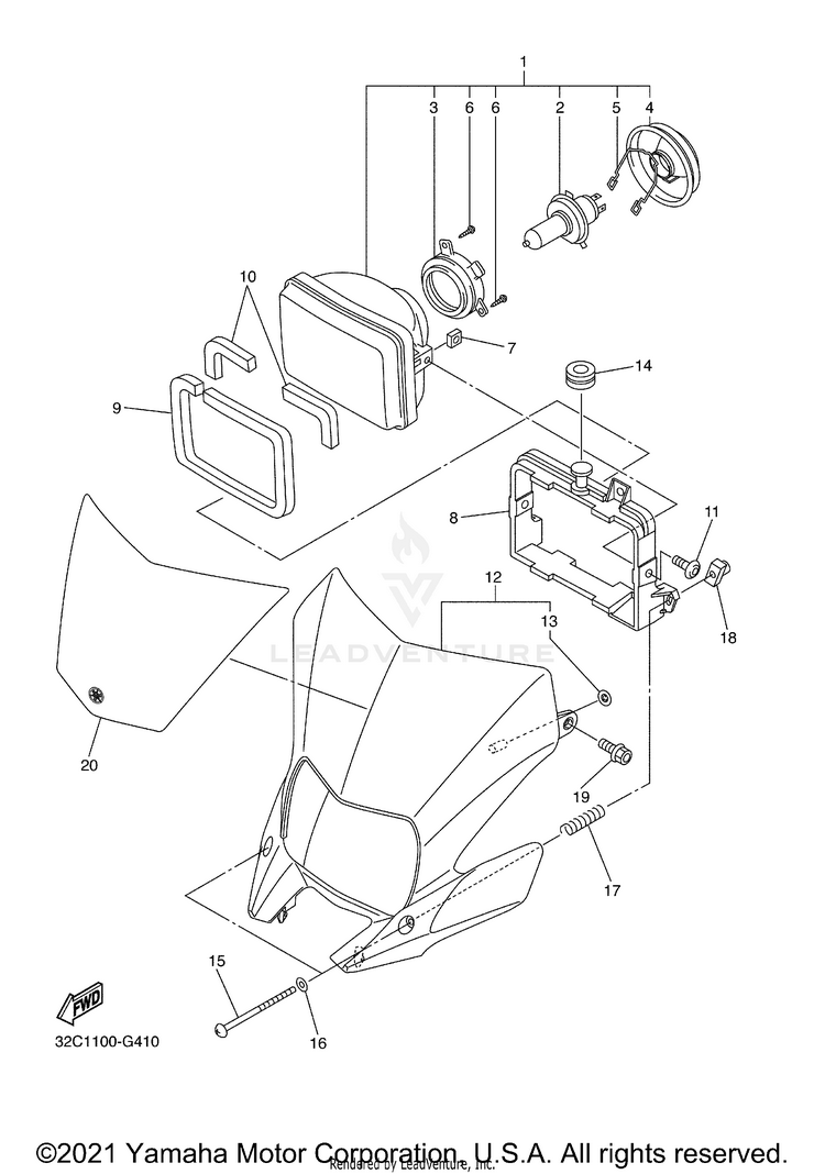 Headlight Schematic