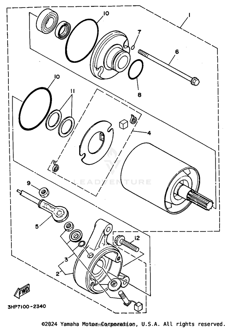 Starting Motor Schematic
