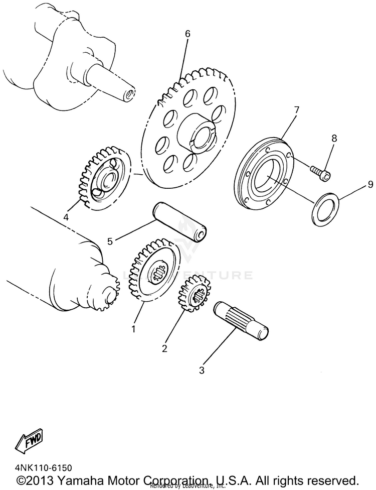 Starter Clutch Schematic