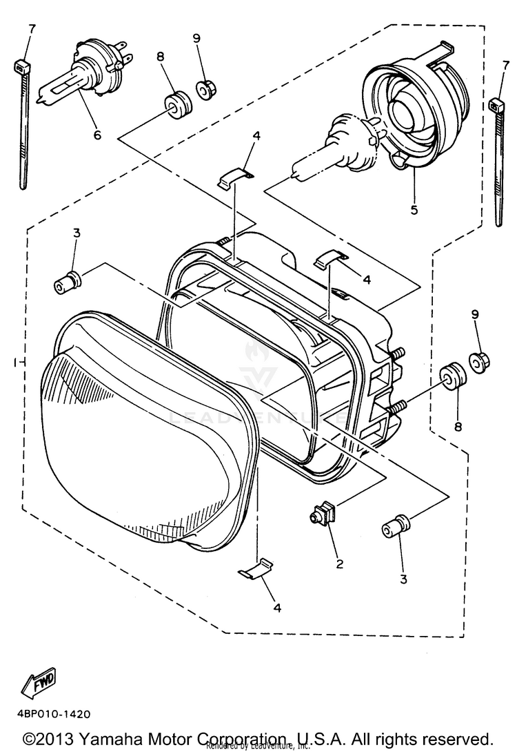Headlight Schematic