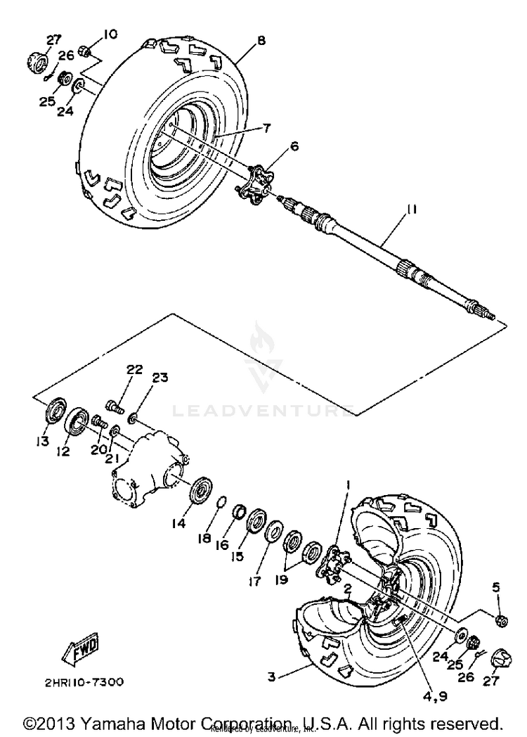 Rear Wheel Schematic