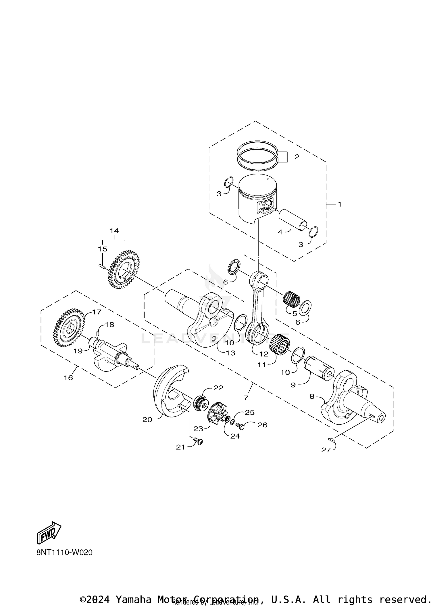 CRANKSHAFT & PISTON