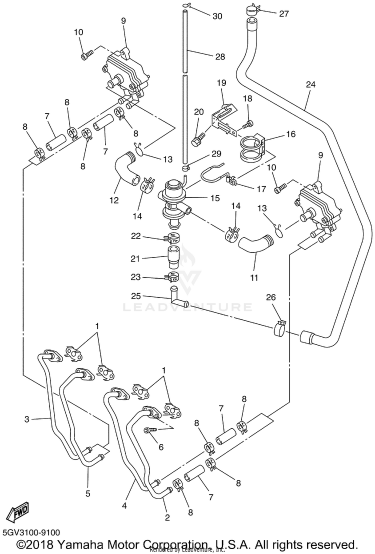 Air Induction System Schematic