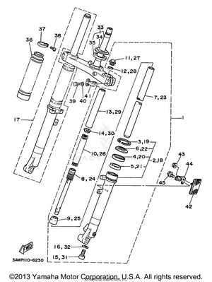 Front Fork Schematic