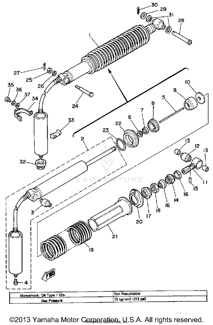 Rear Suspension Schematic