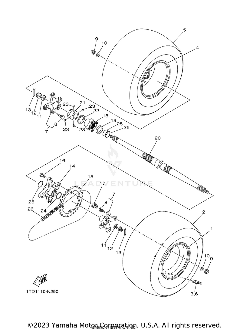 Rear Wheel Schematic