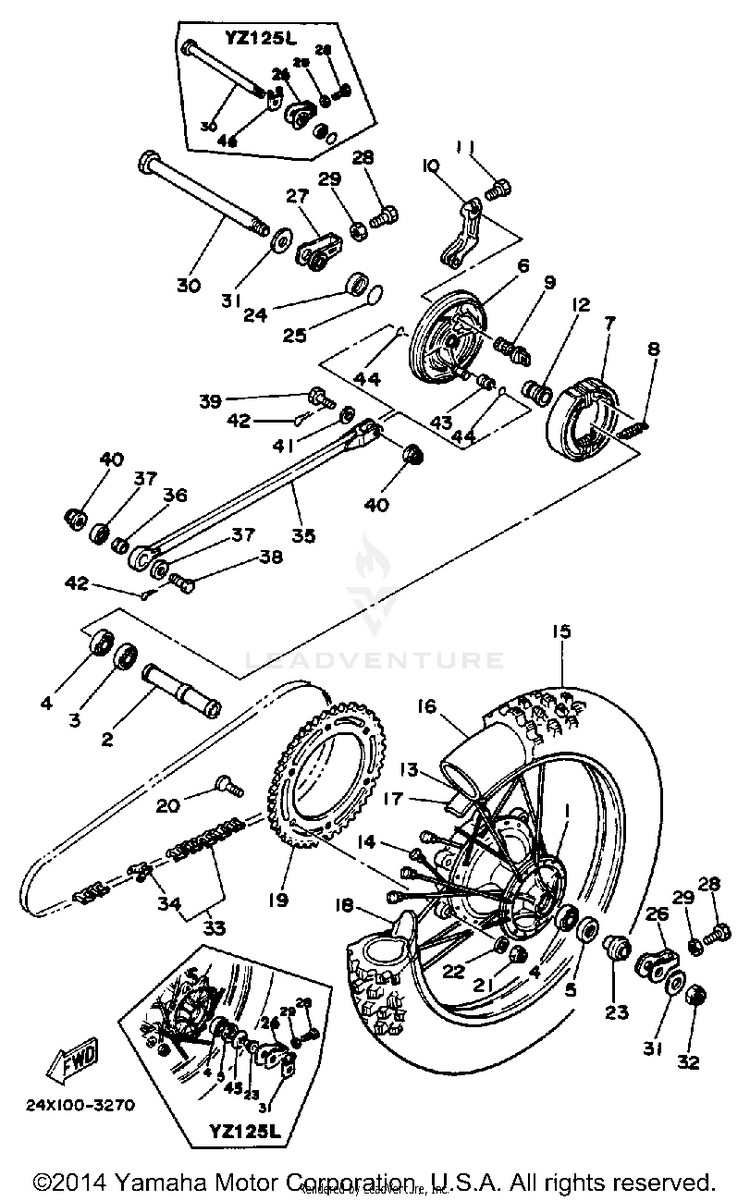 Rear Wheel Schematic