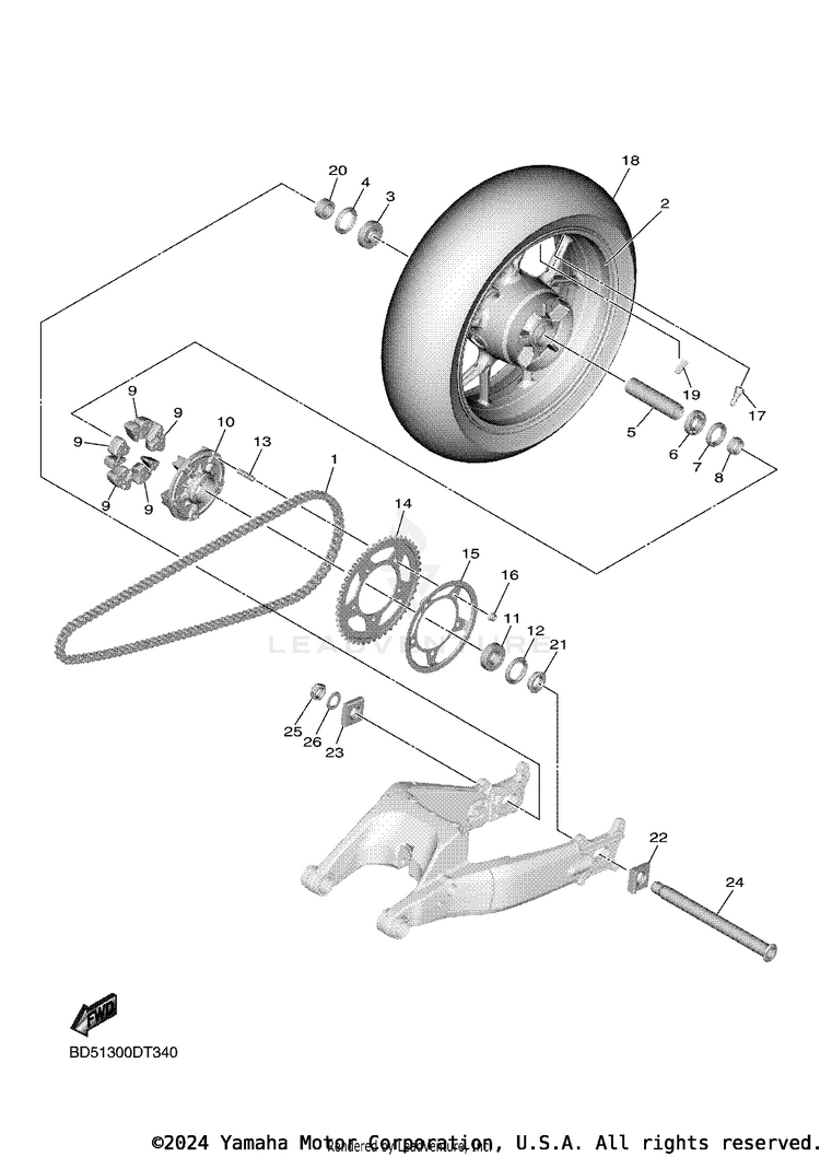 Rear Wheel Schematic
