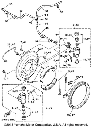 Front Brake Schematic