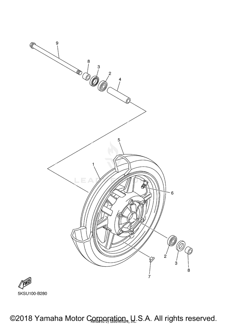 Front Wheel Schematic
