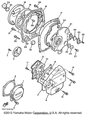 Crankcase Cover Schematic