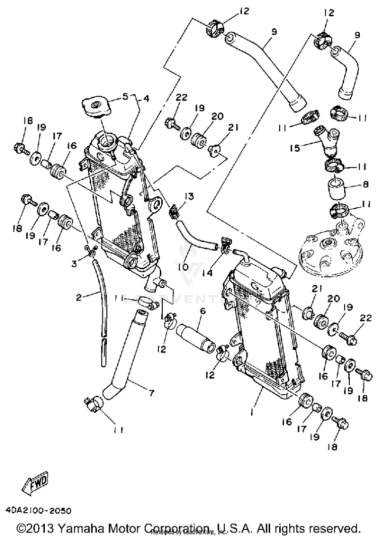 Radiator-Hose Schematic