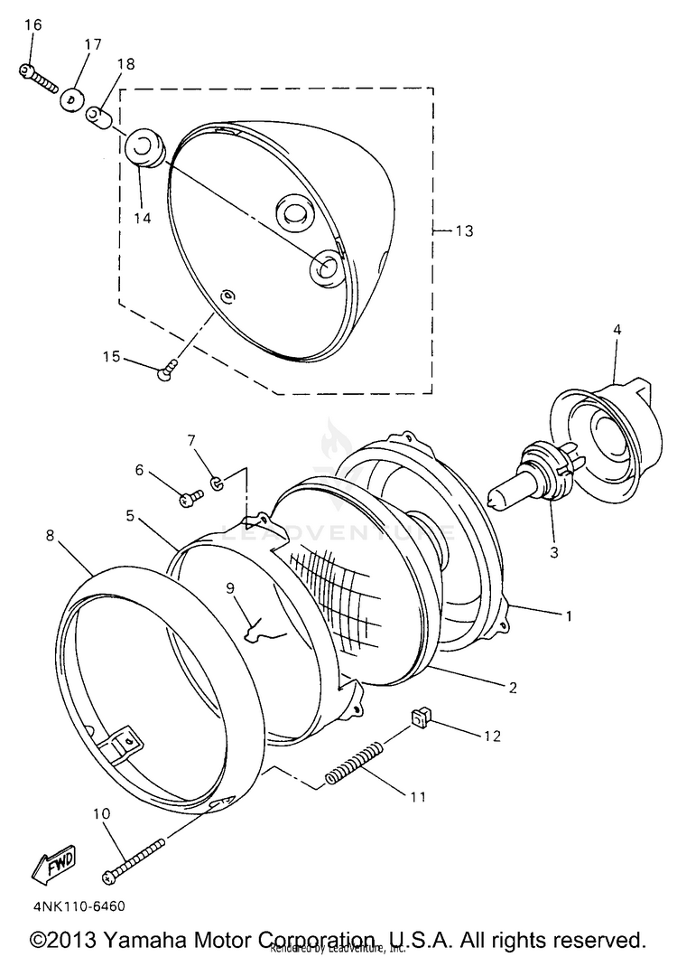 Headlight Schematic