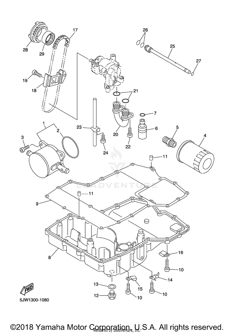 Oil Cooler Schematic