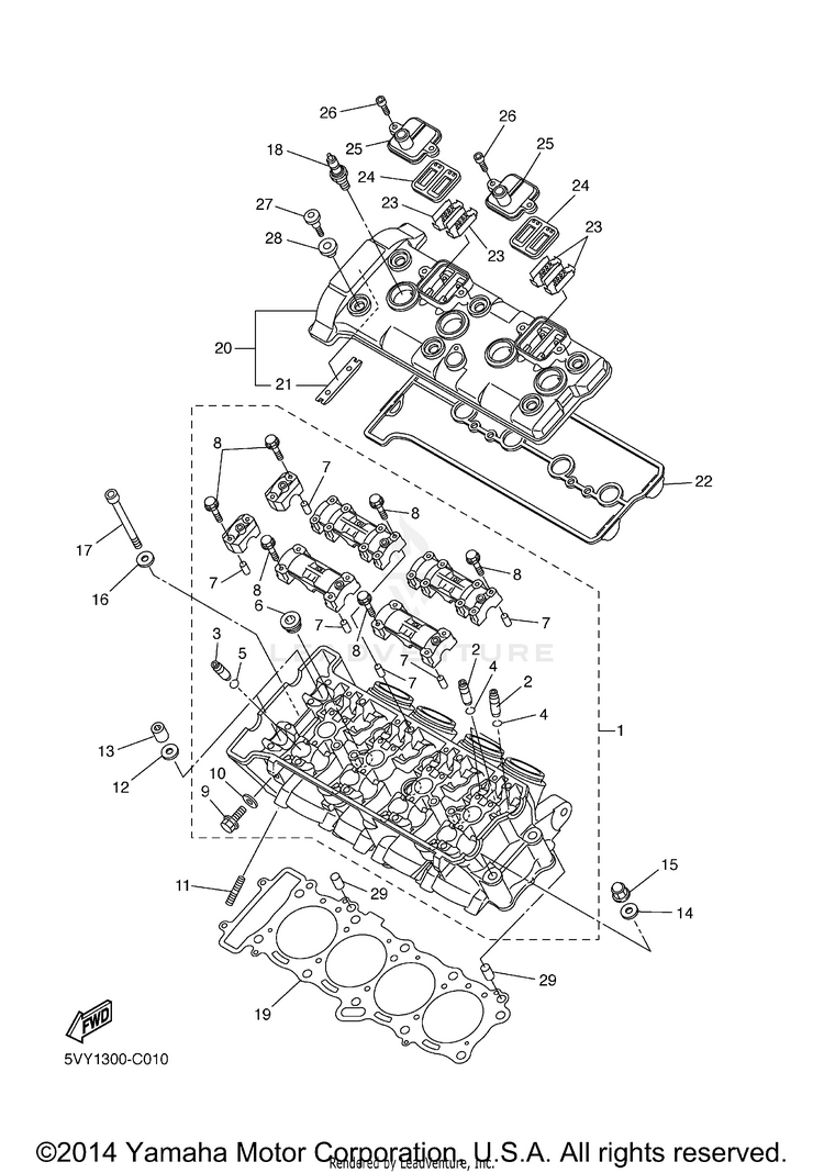 Cylinder Head Schematic