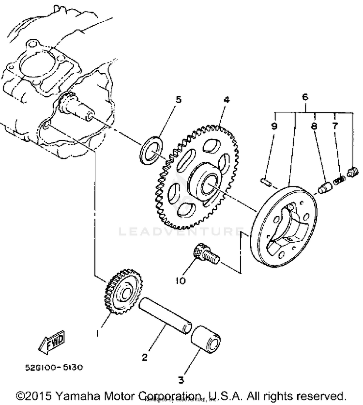 Starter Clutch Schematic